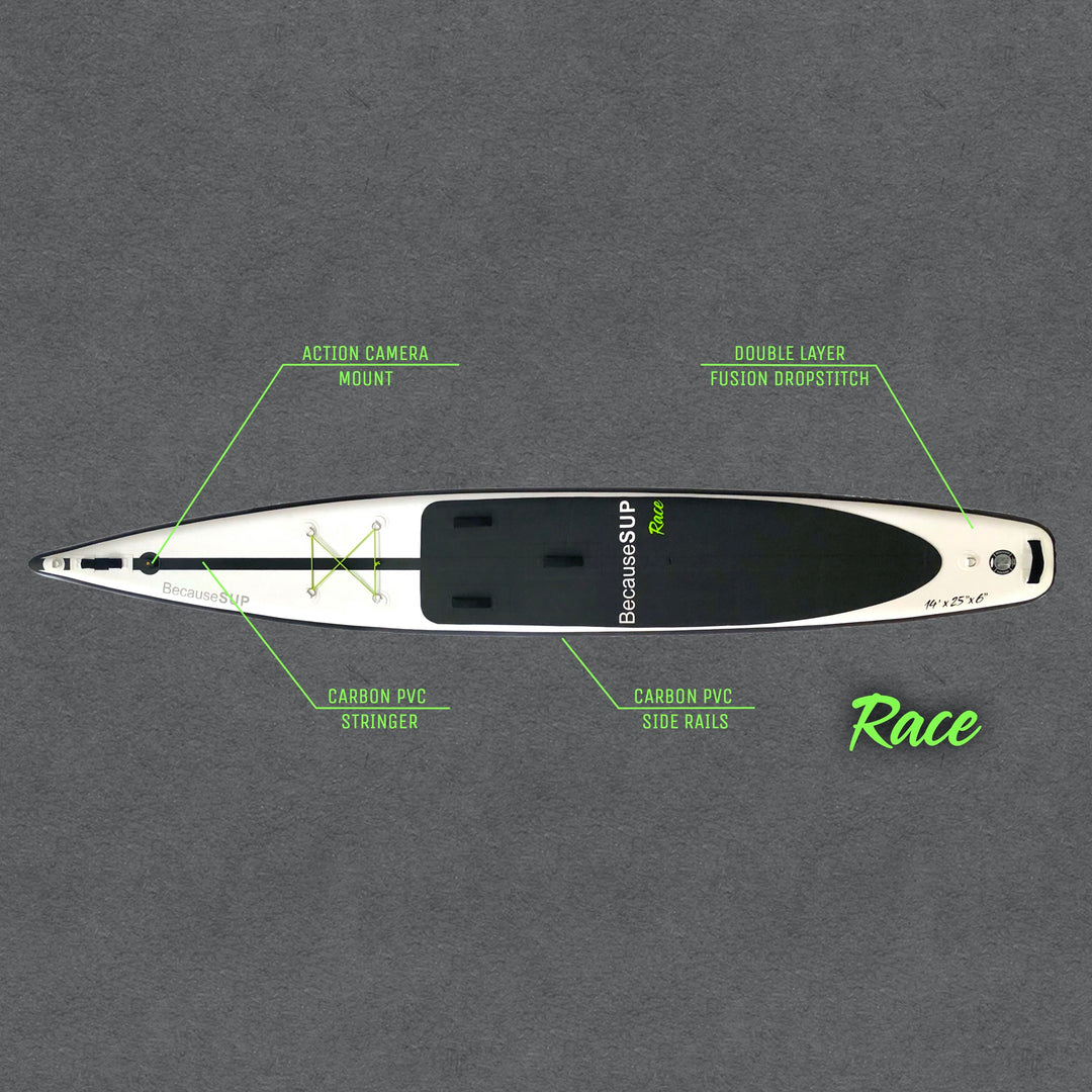 14' CARBON FUSION - RACE - ISUP - Board and Bag only