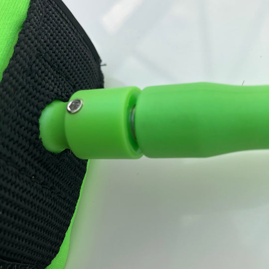 Coiled ankle leash 9FT