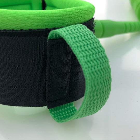 Coiled ankle leash 9FT