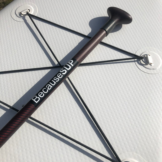 100% RED KEVLAR - 1-PIECE SUP PADDLE - 84" MEDIUM BLADE