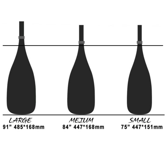 100% RED KEVLAR - 1-PIECE SUP PADDLE - 75" SMALL BLADE.