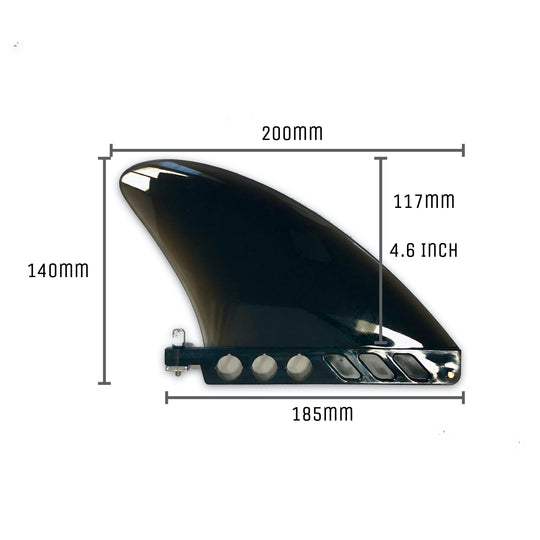 4.6 inch SUP river fin - Flexible - US box
